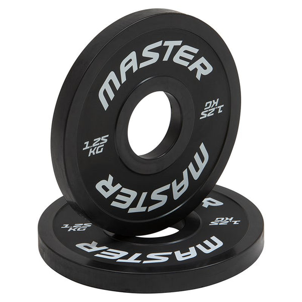 Master Fitness Change Plate Set 5 - 2,5 - 1,25 kg – svarta change plates i produktvy