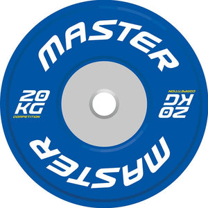 Master Fitness Competition Plate – blå competition plate 20 kg