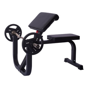 Master Fitness Deluxe Preacher Curl – curl-bänk från sidan