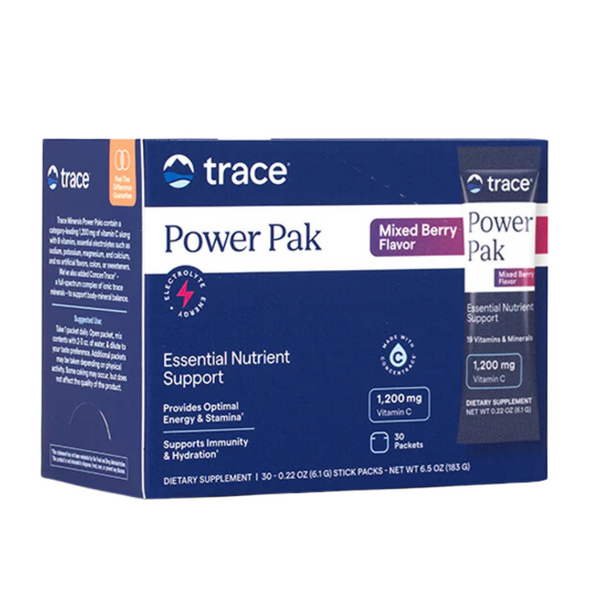 Trace Minerals Electrolyte Stamina Power Pak NON-GMO Mixed Berry 30 paket