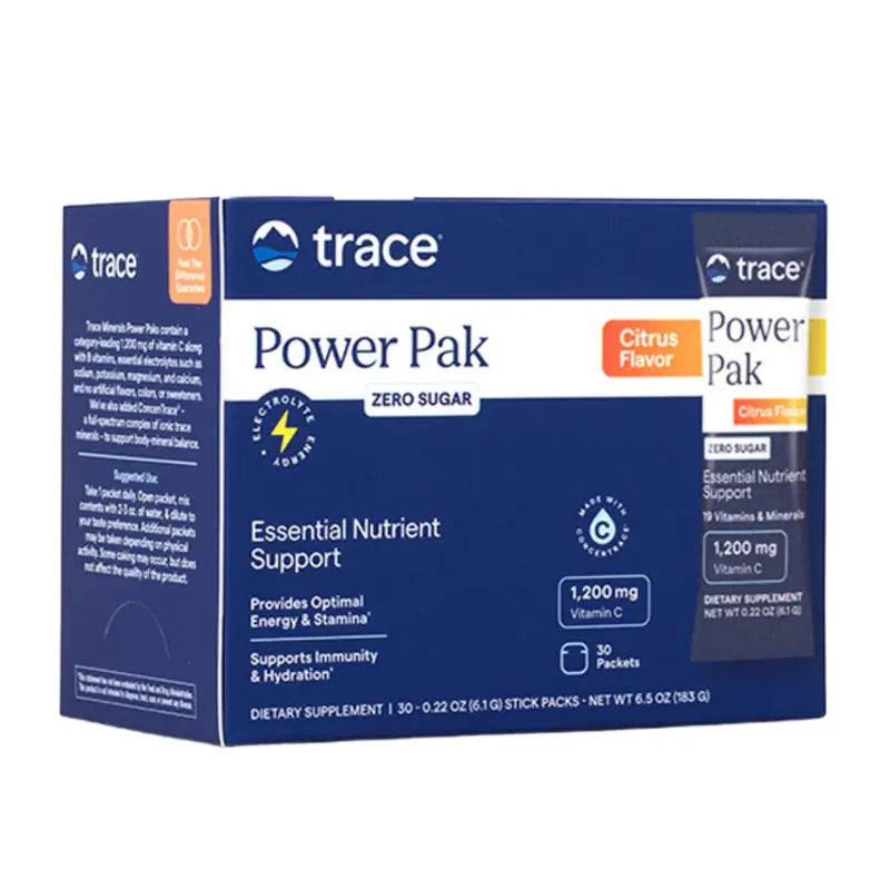 Trace Minerals Electrolyte Stamina Power Pak Sugar Free Citrus 30 paket