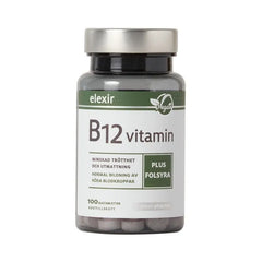 Elexir Pharma B12 Vitamin Vegan 100 sugtabletter