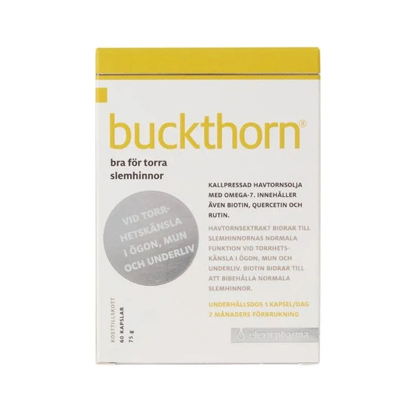 Elexir Pharma Buckthorn 1000 mg 60 kapslar