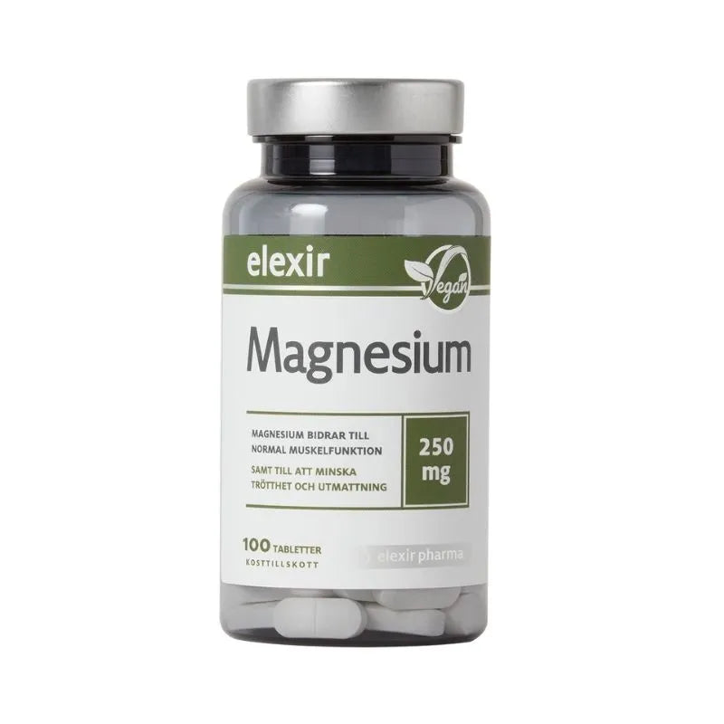Elexir Pharma Magnesium 250 mg 100 tabletter
