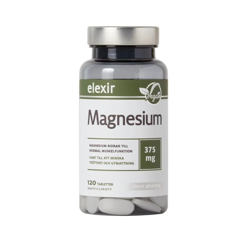 Elexir Pharma Magnesium 375 mg 120 tabletter