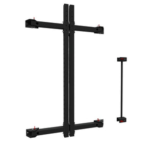 Master Fitness Fällbart Rack Svart – i väggläge