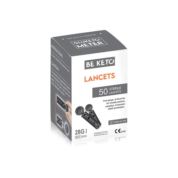 BeKeto GluKeto Meter Sterile Lancets 50 st