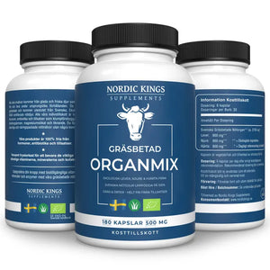 Nordic Kings Gräsbetad Organmix EKO 180 kapslar