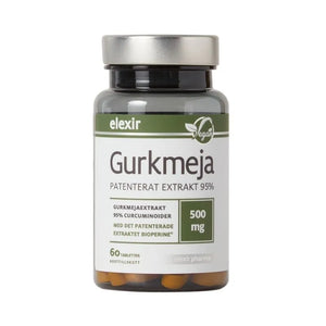 Elexir Pharma Gurkmeja 500 mg 60 tabletter