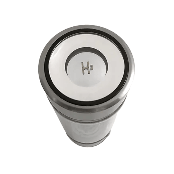 Planetsown H2 Hydrogen flaska 420 ml – vätevattenflaska ovanifrån