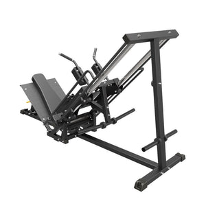 Impulse Hack Squat Leg Press Svart (IFP1711) – och leg press i trekvartsvy