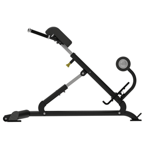 Impulse Hyper Extension Svart – hyperextension-bänk från sidan