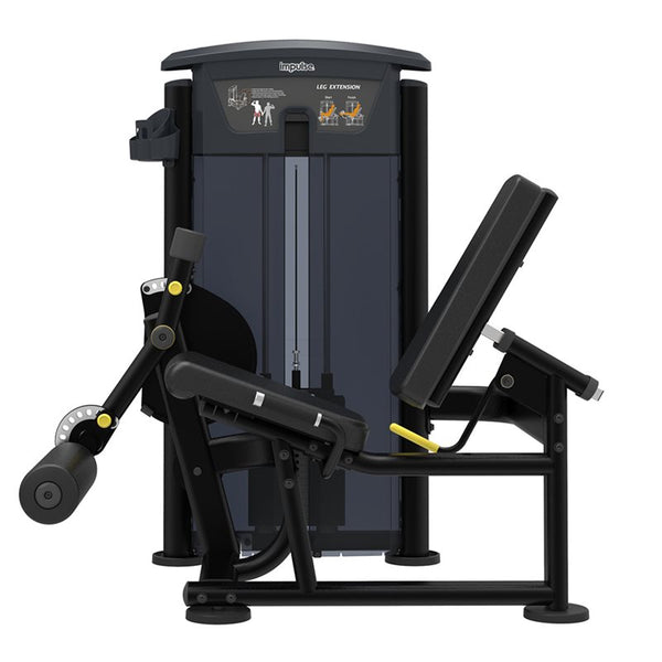 Impulse Leg Extension Svart (IT9505) – benextensionsmaskin från sidan