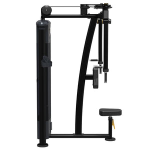 Impulse Pec Fly/Rear Delt Svart (IT9515) – och rear delt-maskin framifrån