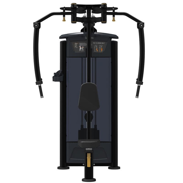 Impulse Pec Fly/Rear Delt Svart (IT9515) – och rear delt-maskin från sidan