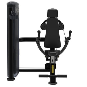 Impulse Seated Dip Press Svart (IT9517) – dip press-maskin framifrån