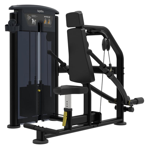 Impulse Seated Dip Press Svart (IT9517)