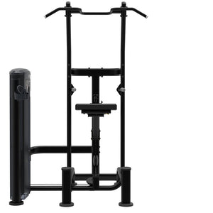 Impulse Weight Assist Chin/Dip Svart (IT9520) – assisterad chins- och dipmaskin framifrån
