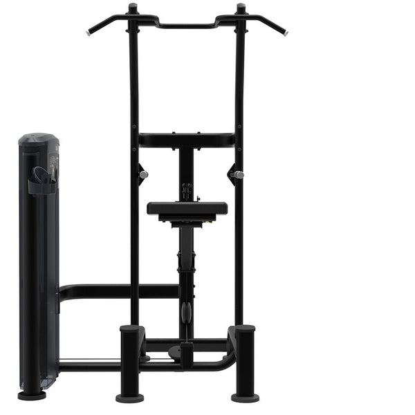 Impulse Weight Assist Chin/Dip Svart (IT9520) – assisterad chins- och dipmaskin framifrån