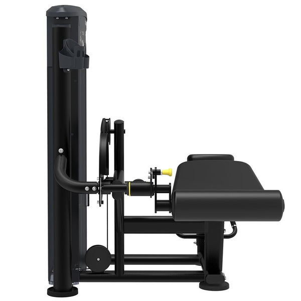 Impulse Prone Leg Curl Svart (IT9521) – liggande bencurlmaskin från sidan