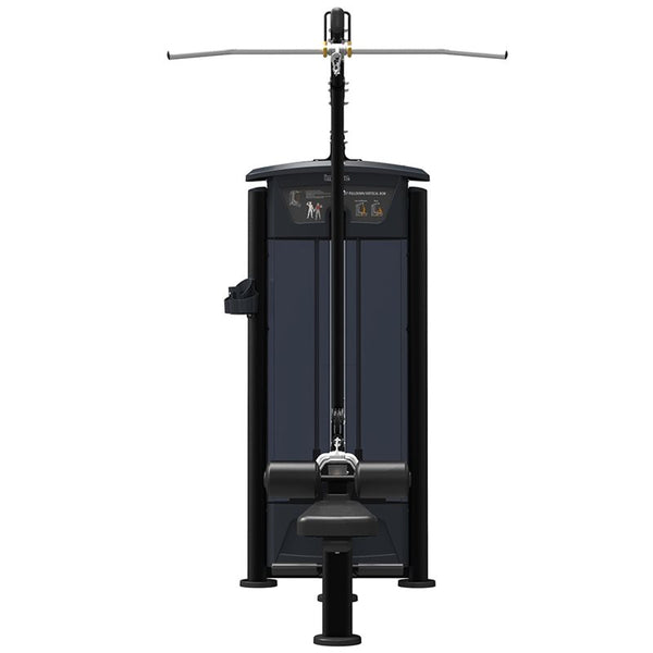 Impulse Lat Pulldown/Vertical Row Svart (IT9522) – och vertical row-maskin framifrån