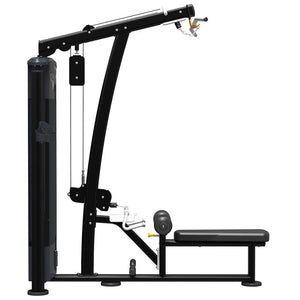 Impulse Lat Pulldown/Vertical Row Svart (IT9522) – och vertical row-maskin från sidan