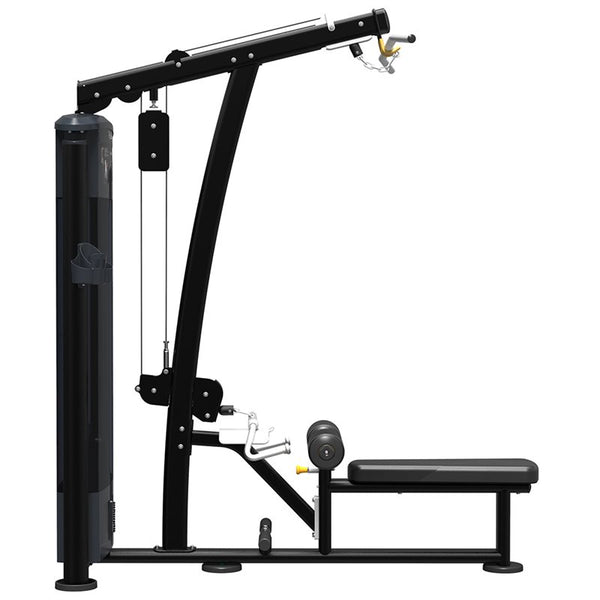 Impulse Lat Pulldown/Vertical Row Svart (IT9522) – och vertical row-maskin från sidan