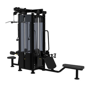 Impulse Multigym 4-Stack (IT9527) Svart – multigym från sidan