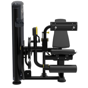 Impulse Leg Extension/Leg Curl Svart (IT9528) – benextension och bencurlmaskin framifrån