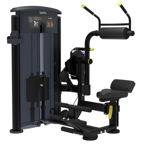 Impulse Abdominal/Back extension Svart (IT9534)