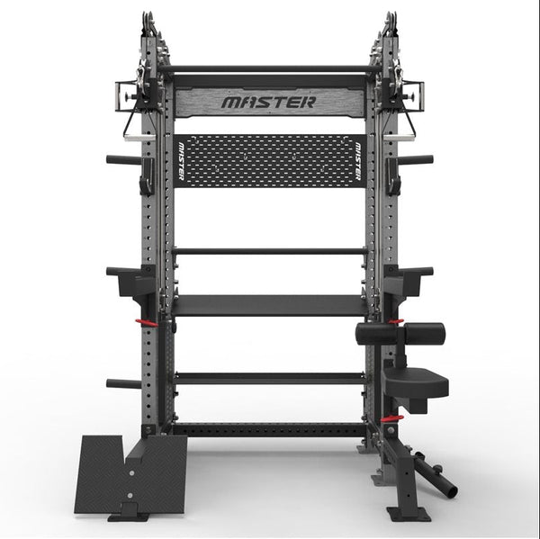 Master Fitness Kabelmaskin & Multirack LX40 Stål – kabelmaskin och multirack framifrån