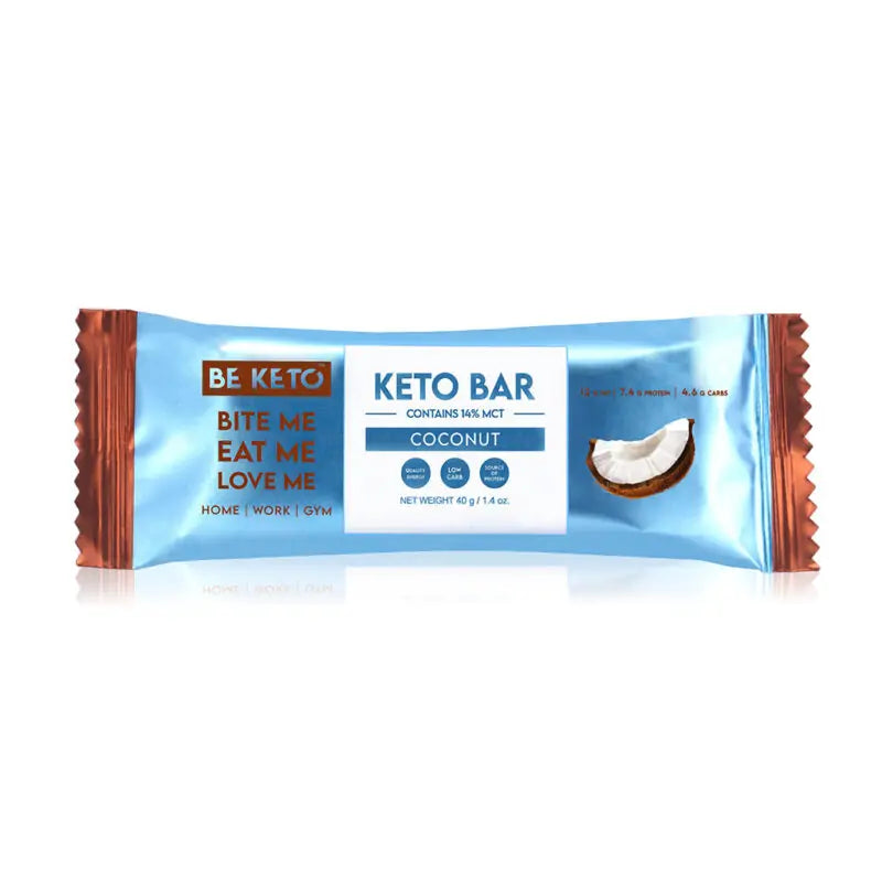 BeKeto Keto Bar Chocolate covered Coconut 40 g