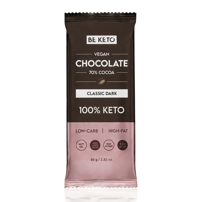 BeKeto Keto Chocolate Original Dark 80 g