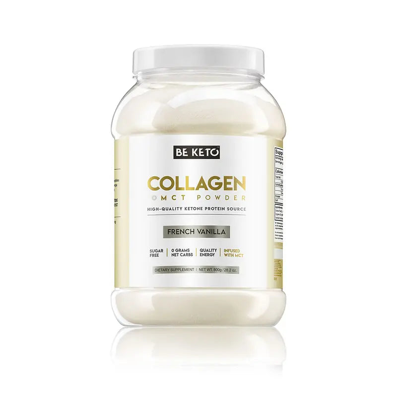 BeKeto Keto Collagen + MCT Oil French Vanilla 800 g