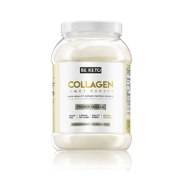 BeKeto Keto Collagen + MCT Oil French Vanilla 800 g