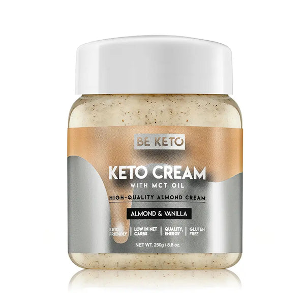 BeKeto Keto Cream Almond & Vanilla 250 g