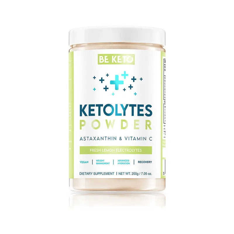 BeKeto Keto Electrolytes Powder Fresh Lemon 200 g