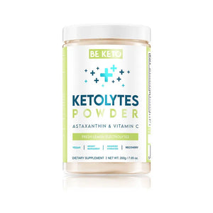 BeKeto Keto Electrolytes Powder Fresh Lemon 200 g