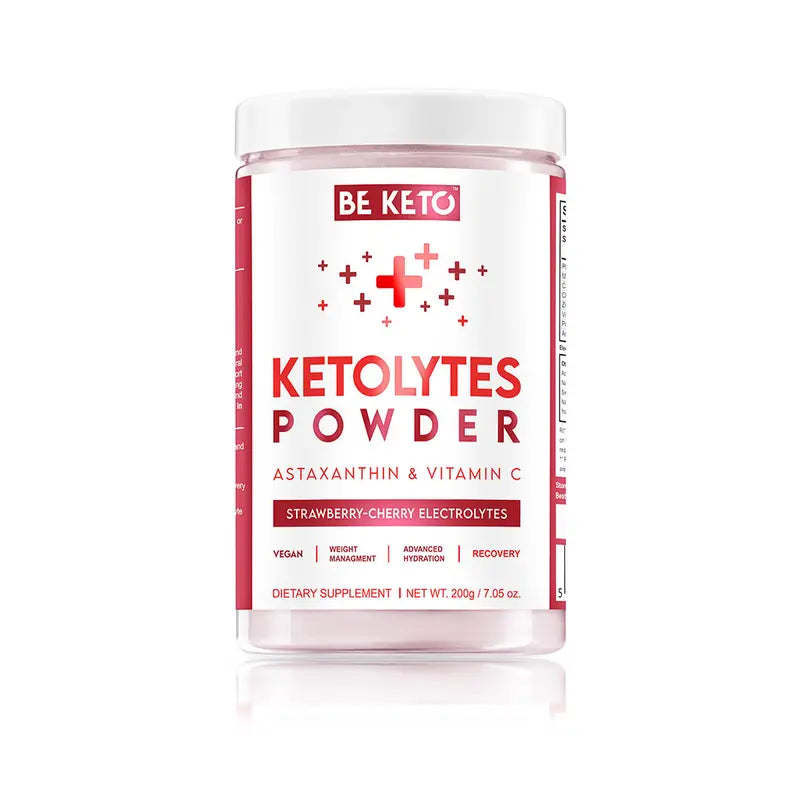 BeKeto Keto Electrolytes Powder Strawberry Cherry 200 g