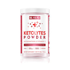BeKeto Keto Electrolytes Powder Strawberry Cherry 200 g