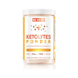 BeKeto Keto Electrolytes Powder Sunshine Orange 200 g