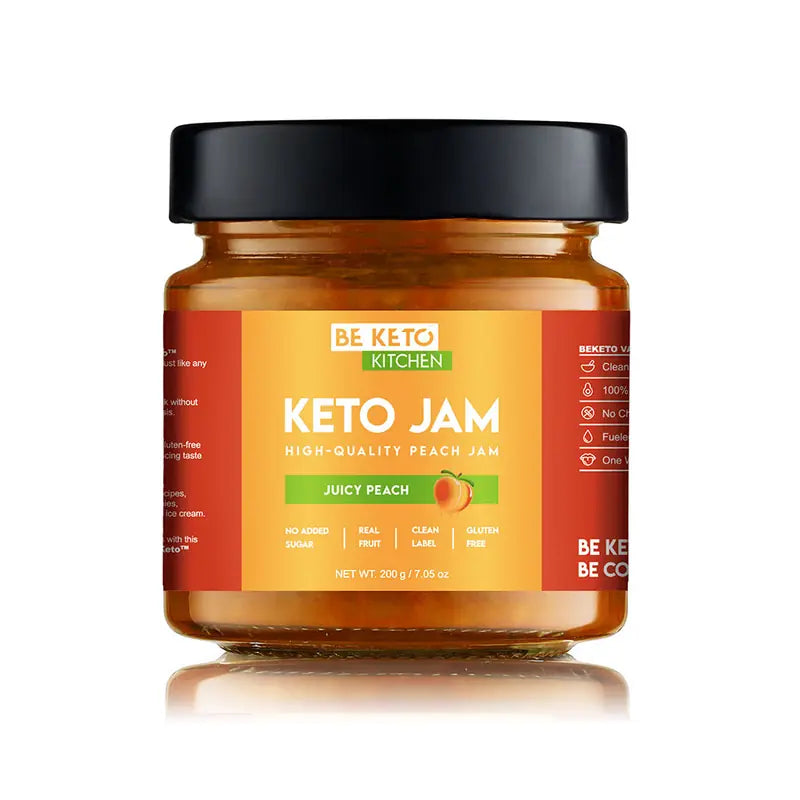 BeKeto Keto Jam Juicy Peach 200 g