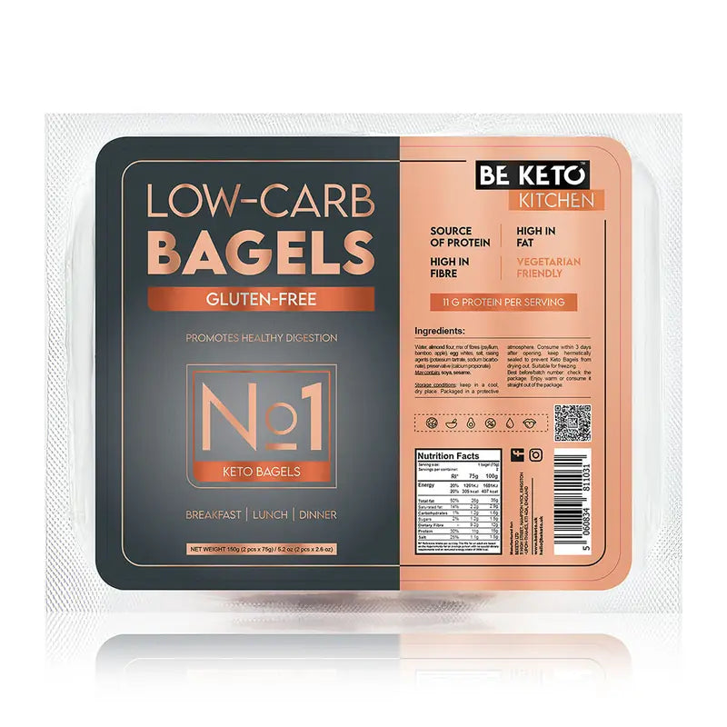 BeKeto Keto Low Carb Bagels Gluten Free 150 g