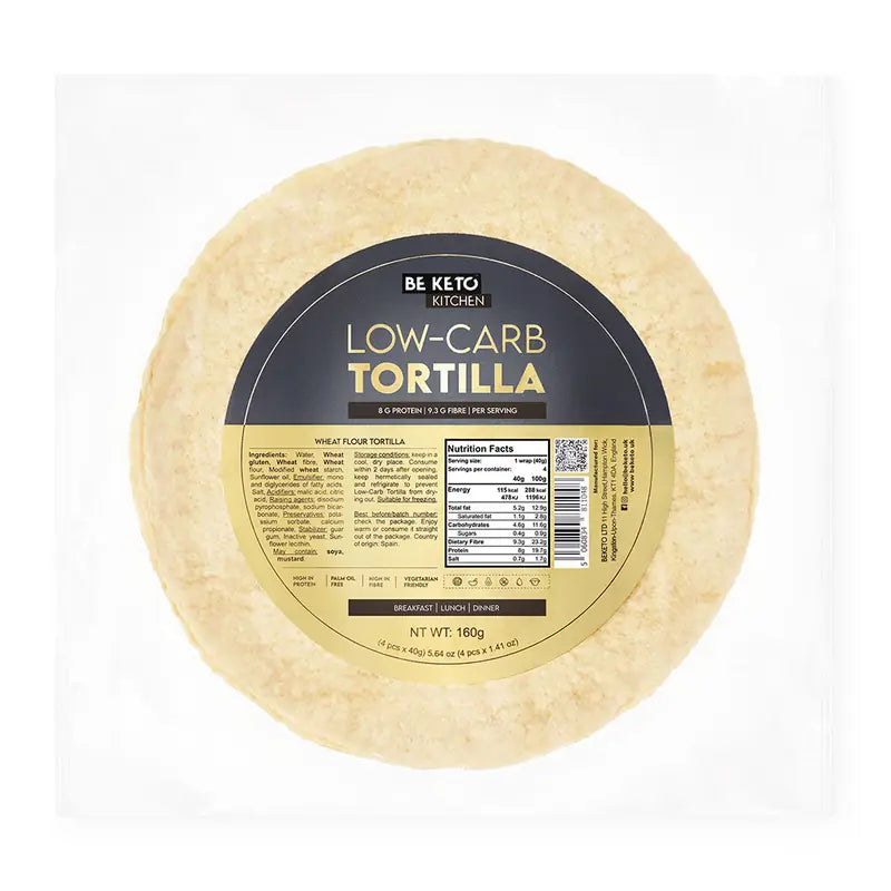 BeKeto Keto Low Carb Tortilla 160 g