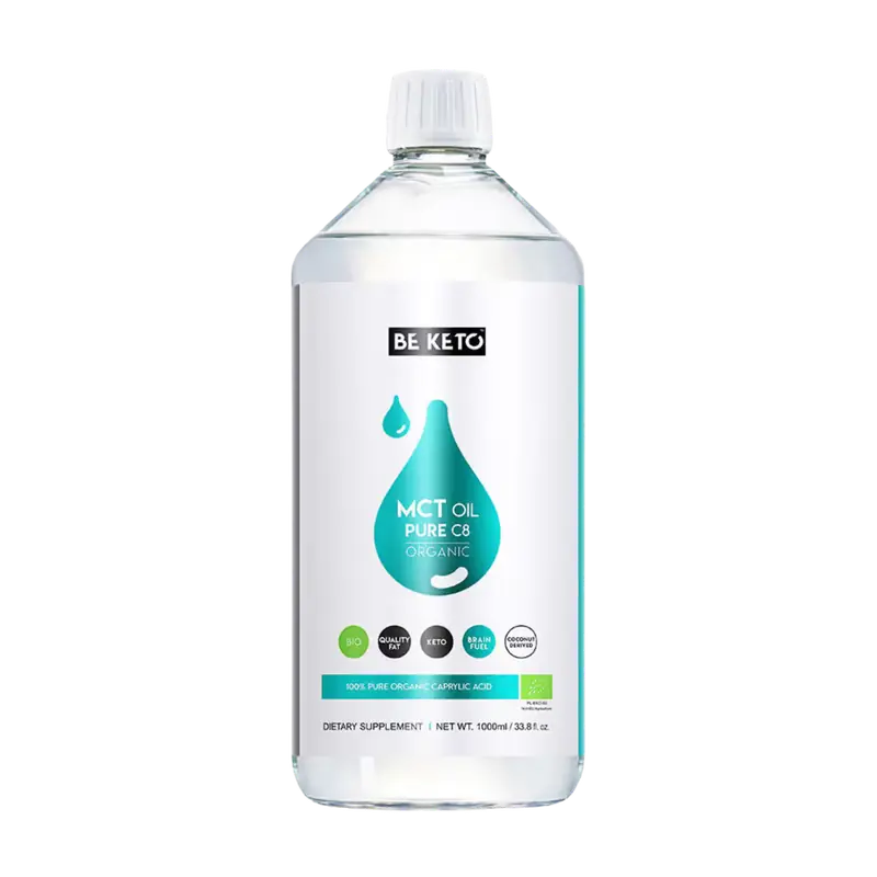 BeKeto Keto MCT Oil EKO Flytande C8 1000 ml