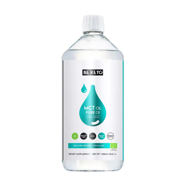 BeKeto Keto MCT Oil EKO Flytande C8 1000 ml