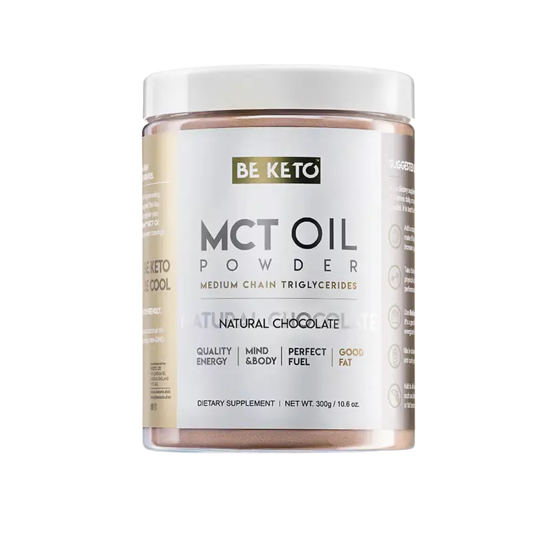 BeKeto Keto MCT Oil Powder Chocolate 300 g