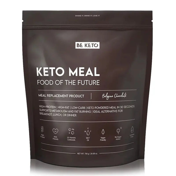 BeKeto Keto Meal Belgian Chocolate 700 g