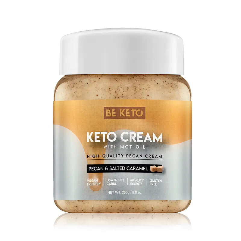 BeKeto Keto Cream Pecan & Salted Caramel 250 g