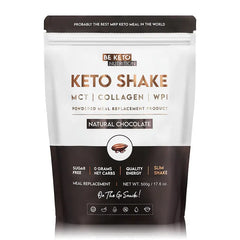 BeKeto Keta Shake Natural Chocolate 500 g